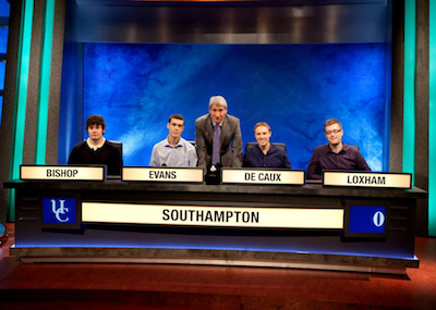 University Challenge, Bob DeCox with Paxman